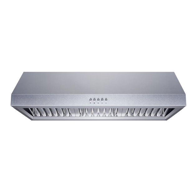 Winflo 36" 112 Series 298 CFM Ducted Under Range Hood in